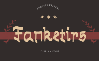 Fanketirs- Amazing Display Font