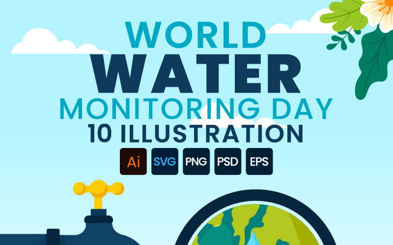 10 World Water Monitoring Day Illustration