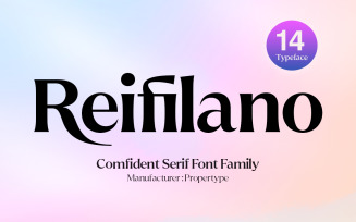 Reifilano Font Serif Modern