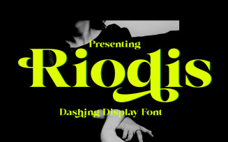 Riodis Font Display modern