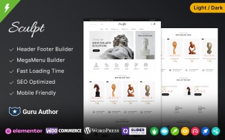 Sculpt - Sculpture and Art Gallery and Museum WooCommerce Theme Theme