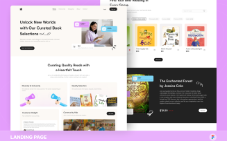 BookWise - Bookstore Landing Page