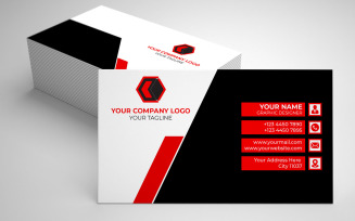 Clean and modern business card Design (160)