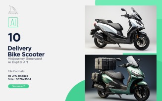 Delivery Bike Scooter Set 7