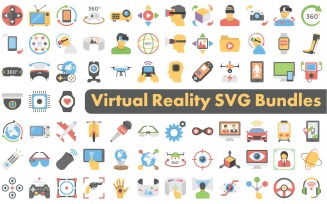 Virtual Reality SVG Bundles