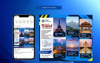 Holiday Travel Tours Brochure Placeholder