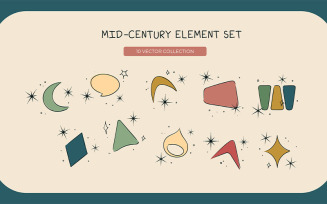 Mid century Element Set Collection