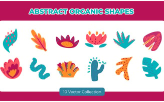 Abstract Organic Shapes Vector Set