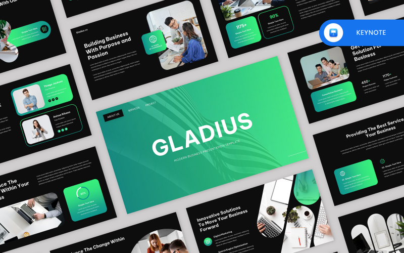 Gladius - Modern Business Keynote Template