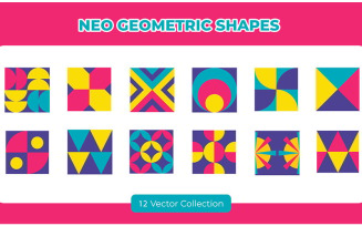Neo Geometric Shapes Vector Set
