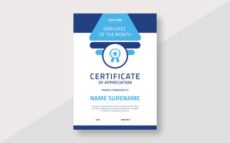 Elegant award certificate template design
