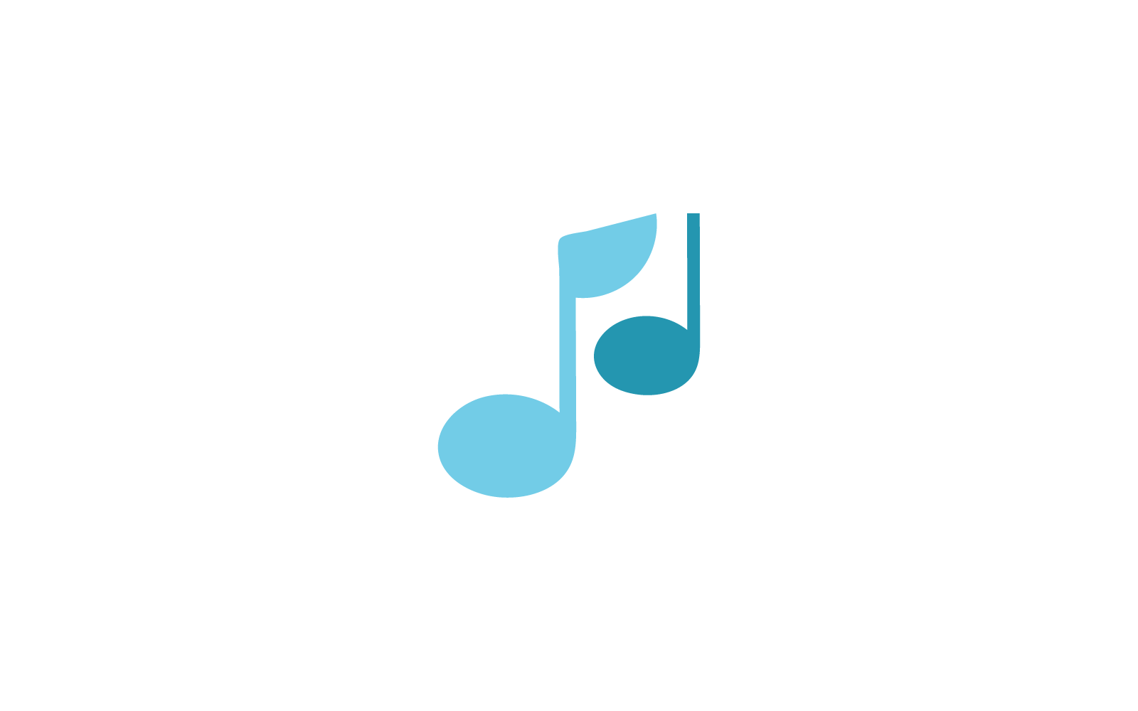 Music illustration logo and symbol design template