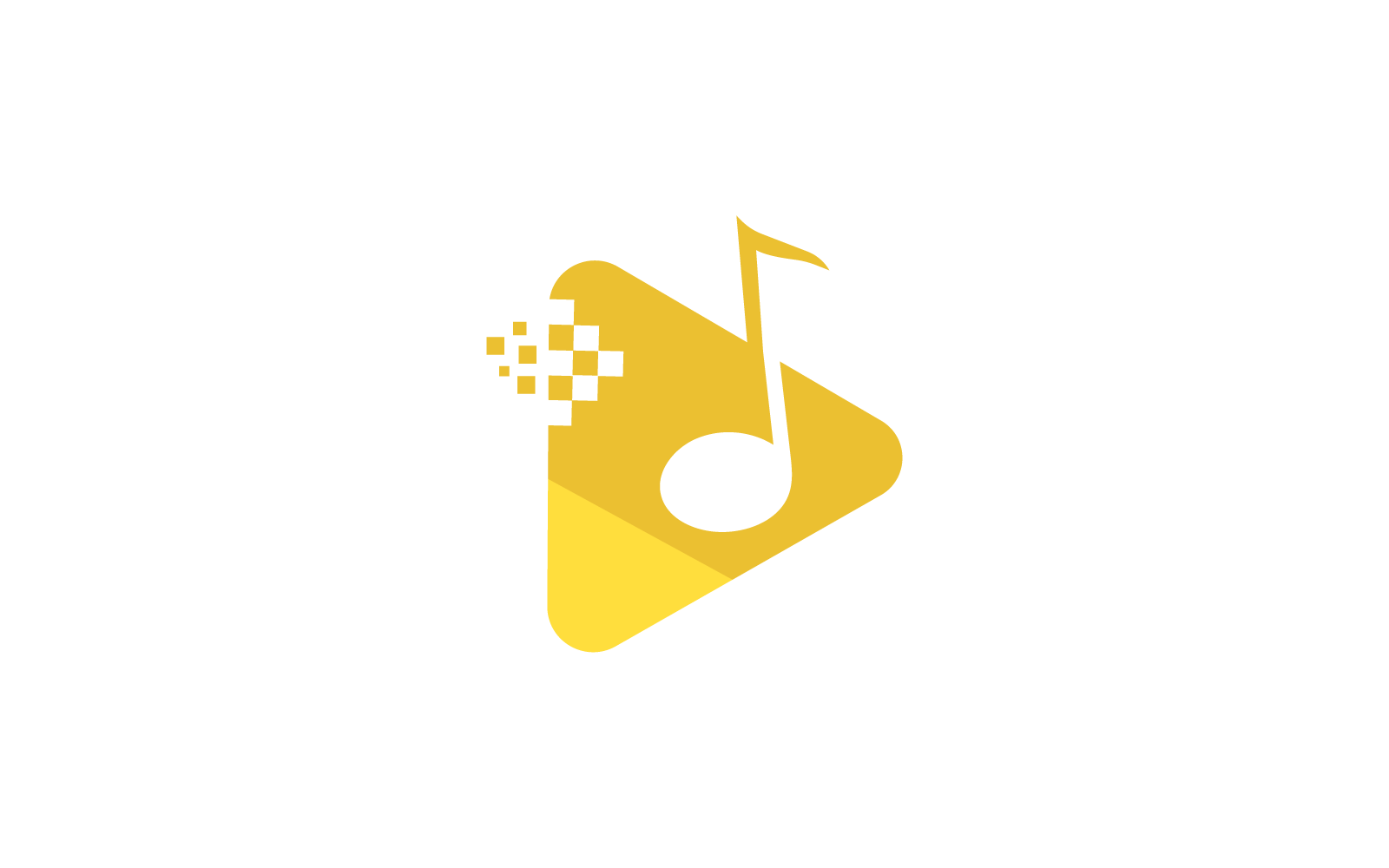 Music logo and symbol illustration design template