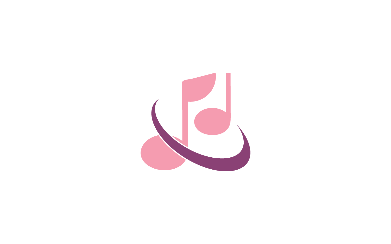 Music logo and symbol illustration template