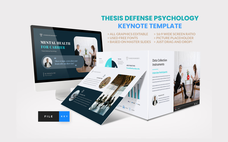 Thesis Defense Psychology Keynote Template