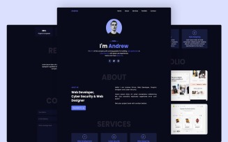 Andrew - Responsive Personal Portfolio Onepage Template