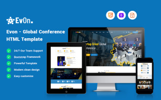 Evon - Global Conference Website Template