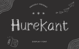 Hurekant - Amazing Display Font