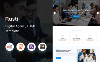 Rasti - Digital Agency HTML Template