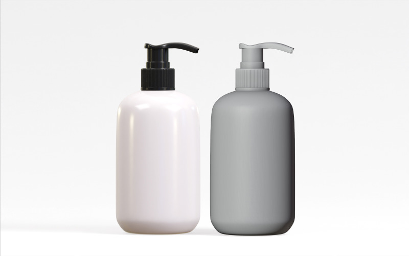 Cosmetics Pump Bottle 3D model Model