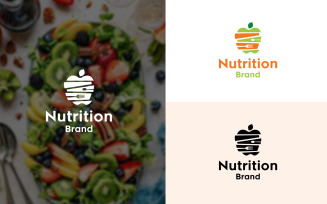 Healthy Nutrition Logo Template