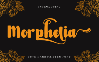 Morphelia Calligraphy Font