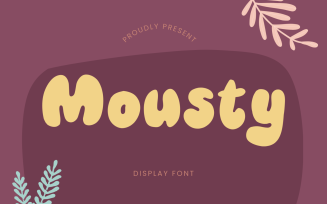 Mousty - Amazing Display Font