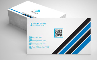 Professional business card template design180