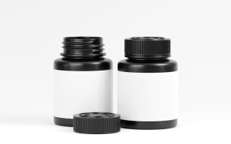 Shine Supplement Bottle 3D model