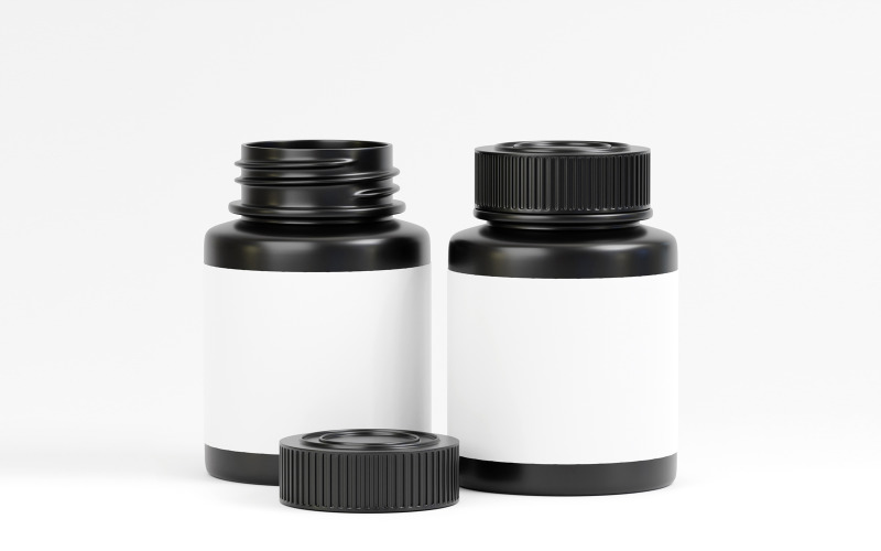 Shine Supplement Bottle 3D model Model