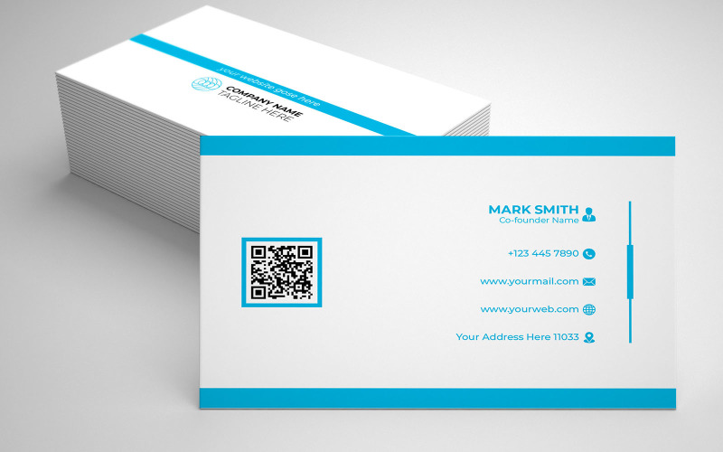 Simple Minimal Business Card Design Minimal Corporate Identity