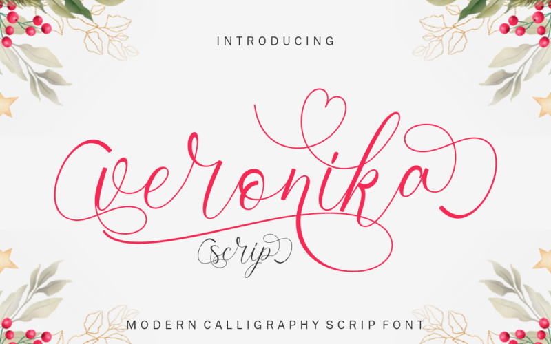 Veronika Calligraphy Font