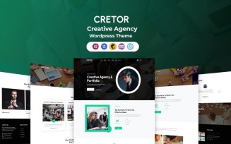 Cretor - Creative Agency & Portfolio WordPress Theme