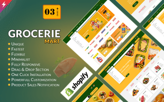 Grocerie Mart - Fresh Food & Grocery Store Shopify Theme