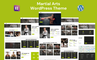 Martial Arts Elementor WordPress Theme