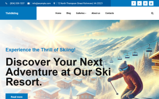 TishSkiing - Skier and Ski Resort WordPress Theme