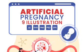 9 Artificial Pregnancy Illustration