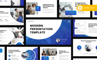 Bluez - Modern Business Google Slide Template