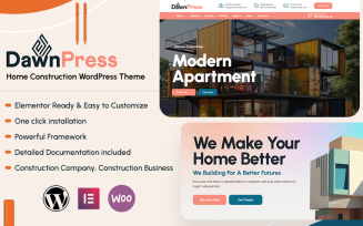 DawnPress - Home Construction WordPress Theme