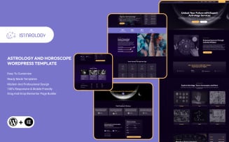 Istarology - Astrology & Esoteric Horoscope Elementor Template kit