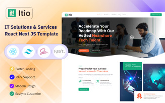 Itio - IT Solutions and Services React Tailwind CSS Template