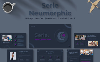 Neumorphic Powerpoint Presentation Template