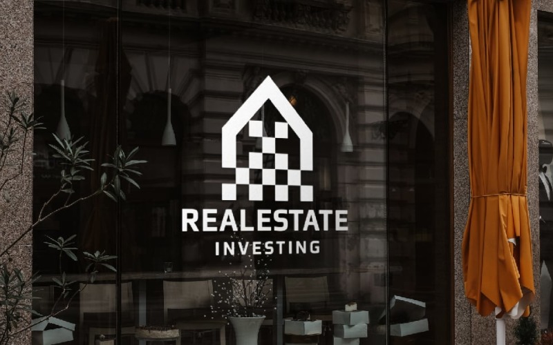 Pixel Real Estate Professional Logo Logo Template