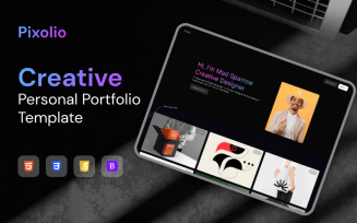 Pixolio - Creative Personal Portfolio Template