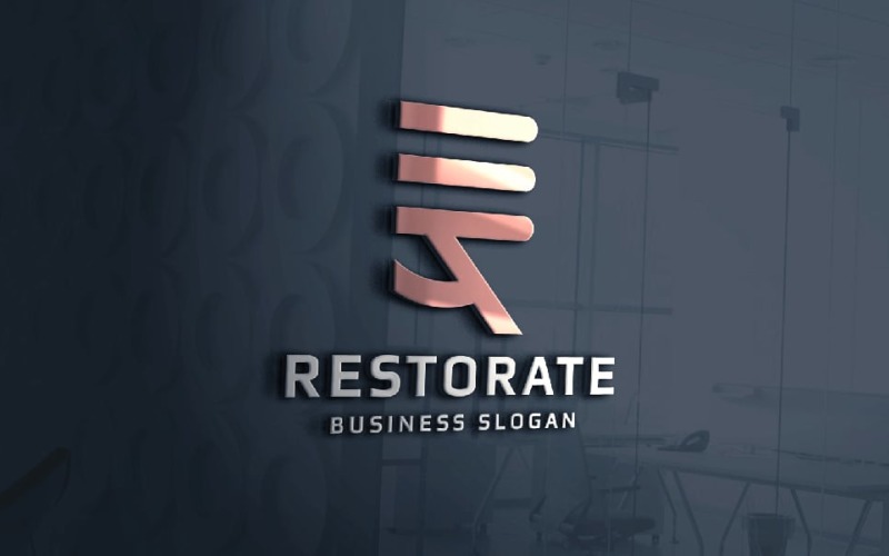 Restorate Letter R Pro Logo Logo Template