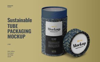 Sustainable Tube Packaging Mockup