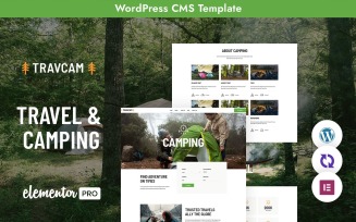 Travcam - Traveling And Camping Multipurpose Responsive WordPress Theme