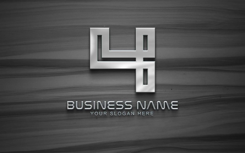 NEW 4 Letter Professional Logo Design - Brand Identity Logo Template