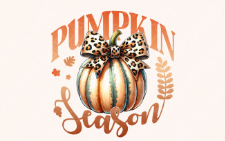 Retro Pumpkin Season Png, Fall Vibes Png, Coquette Pumpkin, Autumn PNG, Fall