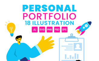18 Personal Portfolio Illustration